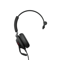 Jabra Monoaural Evolve2 40 SE MS Mono, Alámbrico, USB-A, Negro 