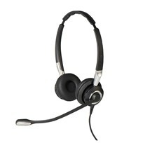 Jabra Audífonos Biz 2400 II Duo CC MS, Alámbrico USB, Negro/Plata 