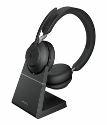 Jabra Auriculares Evolve2 65 MS Stereo, Inalámbrico, Bluetooth, USB A, Negro 