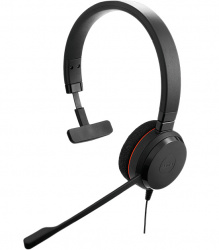 Jabra Monoaural Evolve 20SE MS, Alámbrico, USB, Negro 