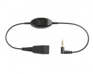 Jabra Procesador de Audio 8800-00-103, QD Macho - 3.5mm Macho, Negro 