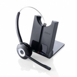 Jabra Headset Pro 920, Alcance Inalámbrico 120 Metros, DECT 1.9, Negro - incluye Base 