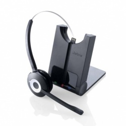 Jabra Headset y Base Pro 930, Alcance Inalámbrico 120 Metros, DECT 1.9, Negro 