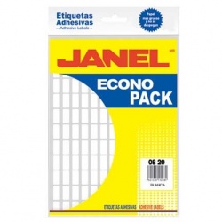 Janel Etiqueta EconoPack, Paquete de 108 Etiquetas de 47x67mm 