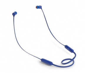 JBL Audífonos Intrauriculares con Micrófono T110BT, Bluetooth, Inalámbrico, Azul 
