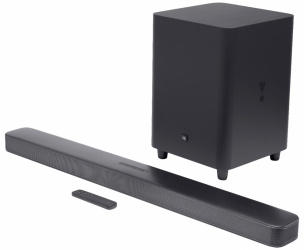 JBL Barra de Sonido con Subwoofer Bar 5.1 Surround, Bluetooth, Alámbrico/Inalámbrico, 5.1 Canales, 300W RMS  