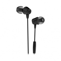 JBL Audífonos Intrauriculares con Micrófono C50HI, Alámbrico, 1.2 Metros, 3.5mm, Negro 