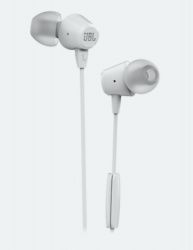JBL Audífonos Intrauriculares con Micrófono C50HI, Alámbrico, 1.2 Metros, 3.5mm, Blanco 