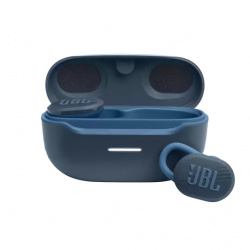 JBL Audífonos Intrauriculares con Micrófono Endurance Race, Inalámbrico, Bluetooth, USB-C, Azul 