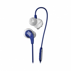 JBL Audífonos Intrauriculares Deportivos con Micrófono Endurance RUN, Alámbrico, 3.5mm, Azul 