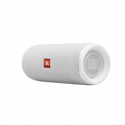 JBL Bocina Portátil FLIP 5, Bluetooth, Inalámbrico, 20W RMS, Blanco - Resistente al Agua 