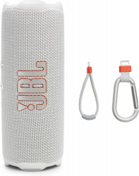 JBL Bocina Portátil Flip 7, Bluetooth, Inalámbrico, USB-C, 35W, Blanco - Resistente a Polvo/Agua 