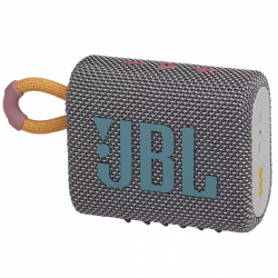 JBL Bocina Portátil Go 3, Bluetooth, Inalámbrico, 4.2W RMS, Gris - Resistente al Agua 