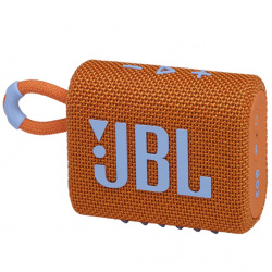 JBL Bocina Portátil Go 3, Bluetooth, Inalámbrico, 4.2W RMS, Naranja - Resistente al Agua 