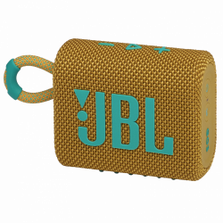 JBL Bocina Portátil Go 3, Bluetooth, Inalámbrico, 4.2W RMS, Amarillo - Resistente al Agua 