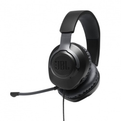 JBL Audífonos Gamer con Micrófono Quantum 100 para PC/Nintendo Switch/Xbox One/PS4, Alámbrico, 3.5mm, Negro 