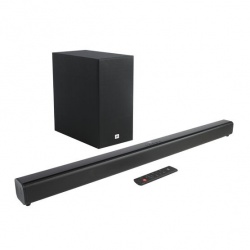JBL Barra de Sonido con Subwoofer Cinema SB160, Bluetooth, Alámbrico/Inalámbrico, 2.1 Canales, 220W RMS, USB, Negro 