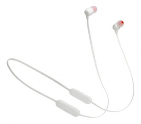 JBL Audífonos Intrauriculares con Micrófono Tune 125BT, Inalámbrico, Bluetooth, USB-C, Blanco 