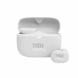 JBL Audífonos Intrauriculares con Micrófono Tune 130NC, Inalámbrico, Bluetooth, USB-C, Blanco 