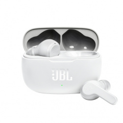 JBL Audífonos Intrauriculares con Micrófono Vibe 200TWS, Inalámbrico, Bluetooth, USB-C, Blanco 