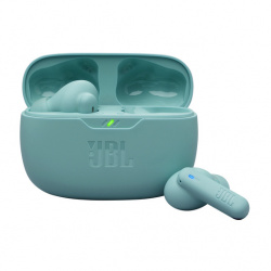 JBL Audífonos Intrauriculares con Micrófono Vibe Beam 2, Inalámbrico, Bluetooth, Cancelación de Ruido, Azul 