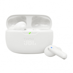 JBL Audífonos Intrauriculares con Micrófono Vibe Beam 2, Inalámbrico, Bluetooth, Blanco 
