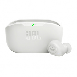 JBL Audífonos Intrauriculares con Micrófono Vibe Buds, Inalámbrico, Bluetooth, USB-C, Blanco 