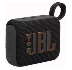 JBL Bocina Portátil Go 4, Bluetooth, Inalámbrico, USB-C, 5W, Negro - Resistente al Agua 