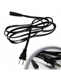 Jendrix Cable de Poder Interlock, Negro 