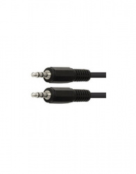 Jendrix Cable AUX 3.5mm Macho - 3.5mm Macho, 7.5 Metros, Negro 