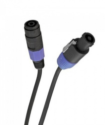Jendrix Cable AUX Neutrik Macho - Neutrik Macho, 6 Metros, Negro 
