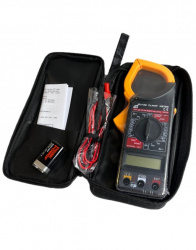 Jendrix Amperímetro Digital con Gancho MU-122, 1000 Amp, Negro/Amarillo 