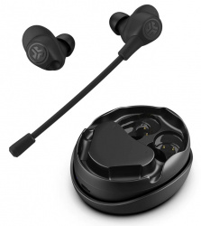 JLab Audífonos Intrauriculares con Micrófono Work Buds, Inalámbrico, Bluetooth, USB-C, Negro 