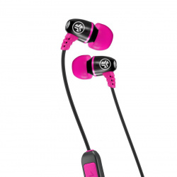 JLAB Audífonos Intrauriculares Deportivos con Micrófono en Línea Metal Rugged, Inalámbrico, Bluetooth 5.0, Negro/Rosa 