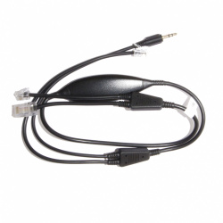 JPL Cable Descolgador EHS, Negro - para Alcatel 