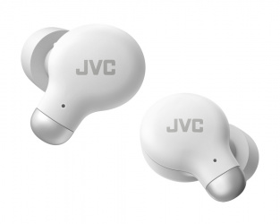 JVC Audífonos Intrauriculares con Micrófono Marshmallow Active, Inalámbrico, Bluetooth, Cancelación de Ruido, USB-C, Blanco 