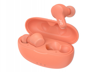 JVC Audífonos Intrauriculares con Micrófono Gumy True, Inalámbrico, Bluetooth, Rosa 