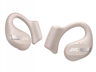 JVC Audífonos Intrauriculares con Micrófono Nearphones, Inalámbrico, Bluetooth, Cancelación de Ruido, Beige 