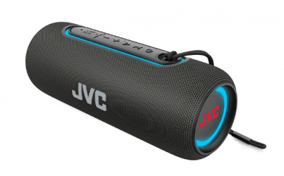 JVC Bocina Portátil SPPA5BTB, Bluetooth, Inalámbrico, USB-A, 20W, Negro - Resistente al Agua 