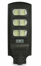JWJ Lámpara LED con Sensor de Movimiento con Panel Solar JALP-SOL01-120, Negro 