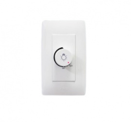 JWJ Atenuador Giratorio JTL-C7329, 1 Módulo, Blanco 