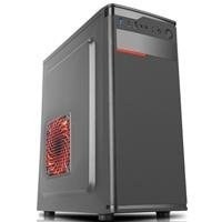 Gabinete K-MEX CX-01FB, ATX, USB 2.0/3.0, con Fuente de 450W, Negro 