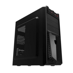Gabinete K-Mex CM-3502, Tower, ATX/Micro-ATX, USB 2.0/3.0, con Fuente de 450W, Negro 