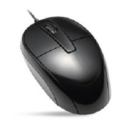 Mouse Kmex Óptico MO-K333, Alámbrico, USB+PS/2, 800DPI, Negro 