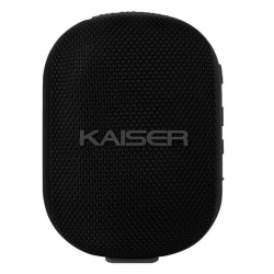 Kaiser Bocina Portátil KBL-3002BK, Bluetooth, Alámbrico/Inalámbrico, USB-C, 15W, Negro - Resistente al Agua 