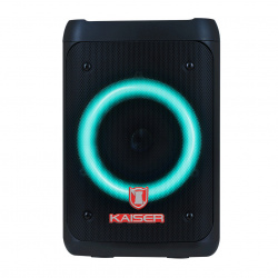 Kaiser Bafle Profesional KSW-7002, Bluetooth, Alámbrico/Inalámbrico, 8W RMS, 3.000W PMPO, USB, Negro 