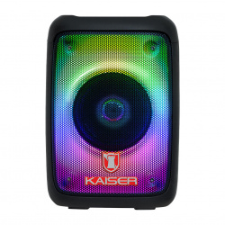 Kaiser Bocina KSW-7004, Bluetooth, Alámbrico, 7W RMS, USB, Negro 