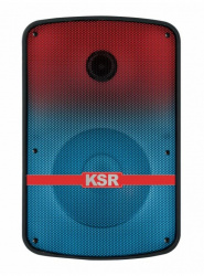 KSR Bafle MSA-9015SC, Bluetooth, Alámbrico/Inalámbrico, 50W RMS, 30.900W PMPO, USB, Negro/Rojo 