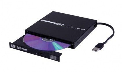 Kanguru U2-DVDRW-SL Quemador de DVD, DVD+R 8x/DVD+RW 8x, USB 2.0, Externo, Negro 