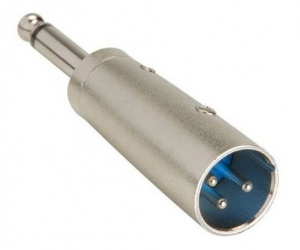 Kapton Adaptador de Audio 3 Puntas Plug Cannon - XLR Hembra, Metálico 